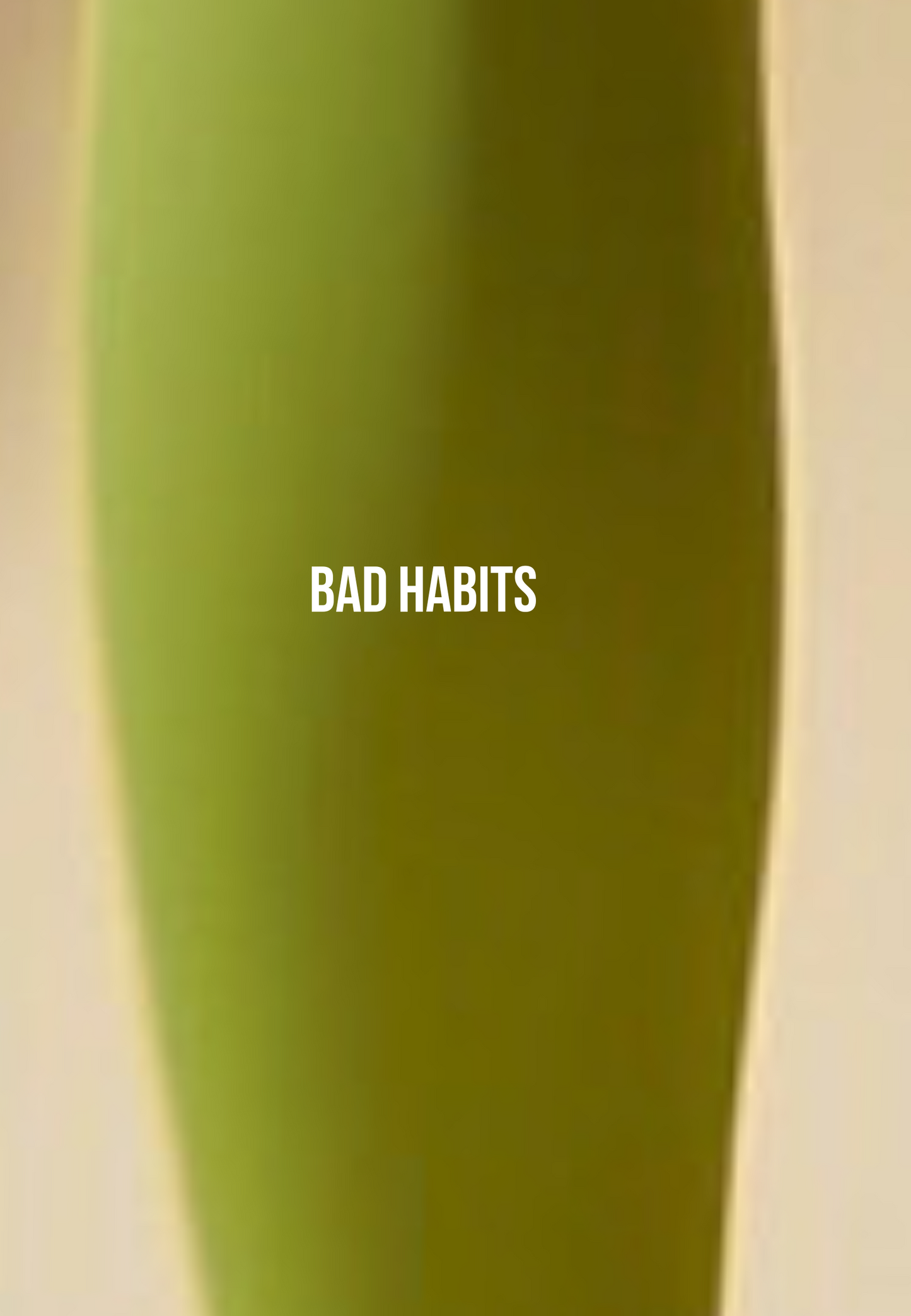 Leggings "BAD HABITS" Green GOOD GIRL BAD HABITS