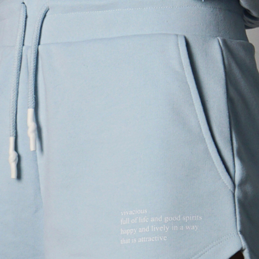 Shorts "VIVACIOUS" Hellblau GOOD GIRL BAD HABITS