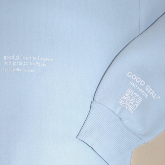 Hoodie "BAD GIRLS GO TO PARIS" - Pink GOOD GIRL BAD HABITS