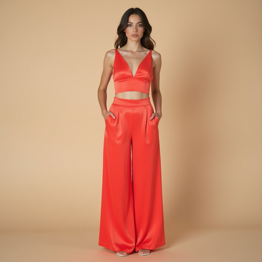 Top Bustier "LAVA" - Rot GOOD GIRL BAD HABITS