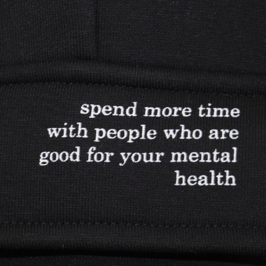 Jogger "MENTAL HEALTH" - Schwarz GOOD GIRL BAD HABITS