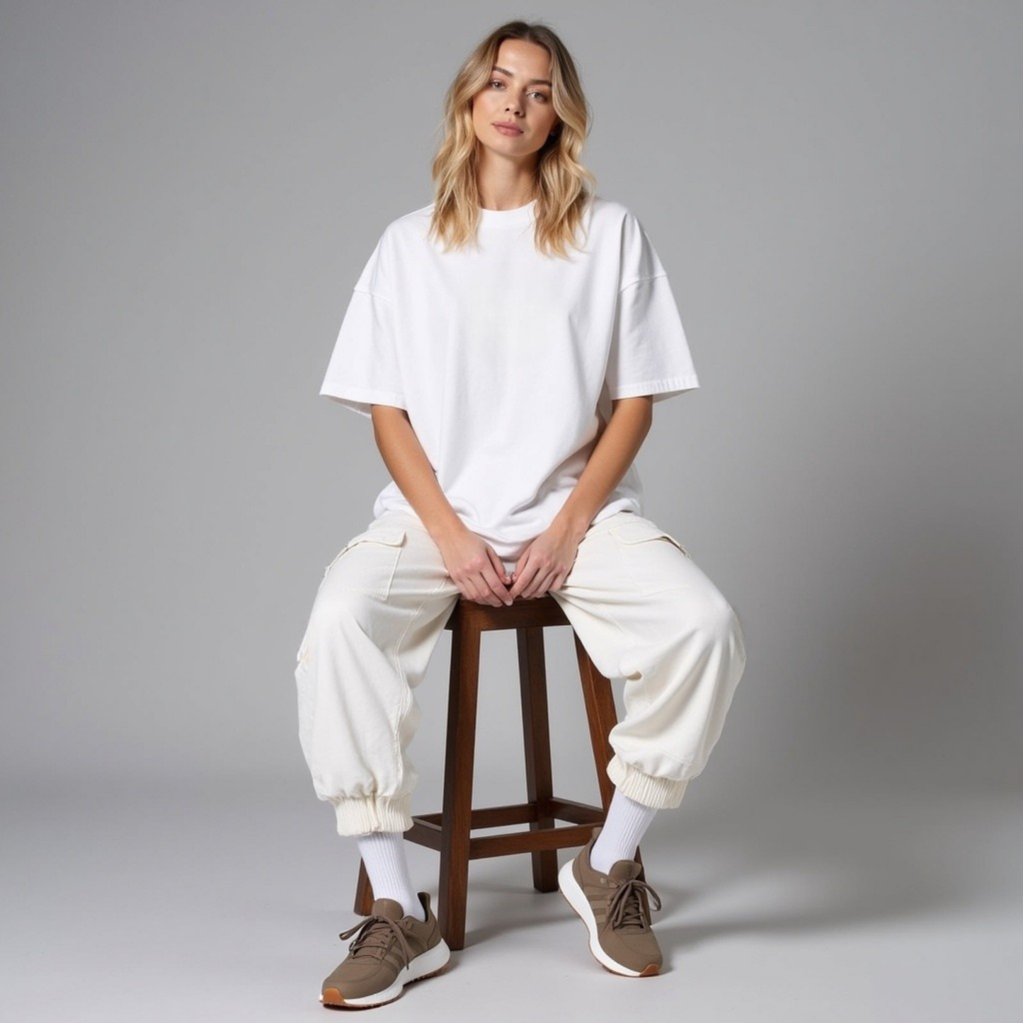 Oversized T-Shirt "Inhale Tacos - Exhale Negativity" GOOD GIRL BAD HABITS