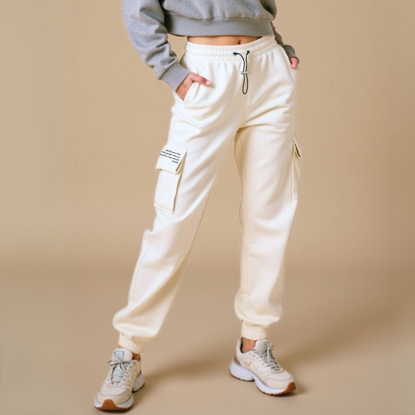 Jogger "MENTAL HEALTH" - Schwarz GOOD GIRL BAD HABITS