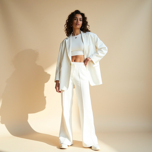 SWYNTO Blazer Weiss GOOD GIRL BAD HABITS