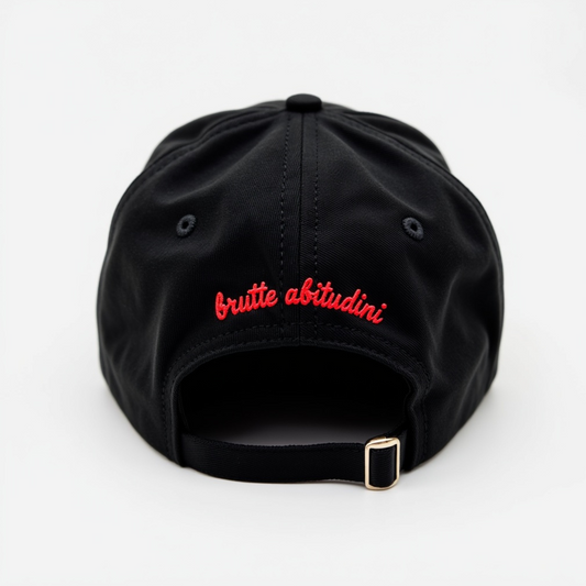 Cap "Brava Ragazza - Brutte Abitudini" - Schwarz GOOD GIRL BAD HABITS