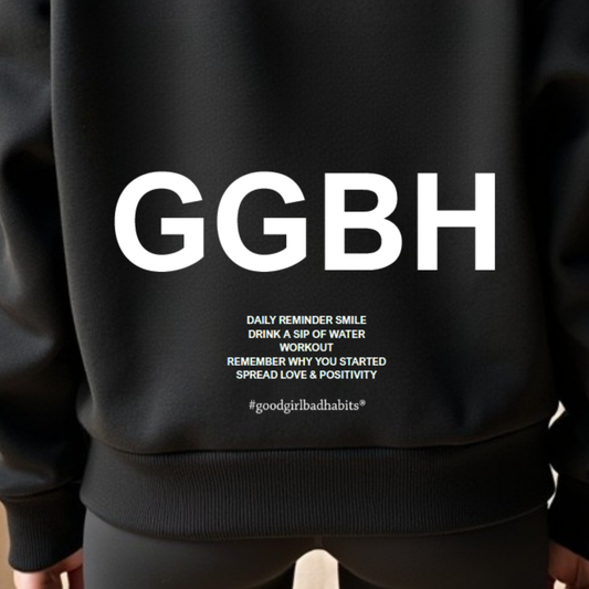 Hoodie mit Reißverschluss "Look Mom" - Pink GOOD GIRL BAD HABITS
