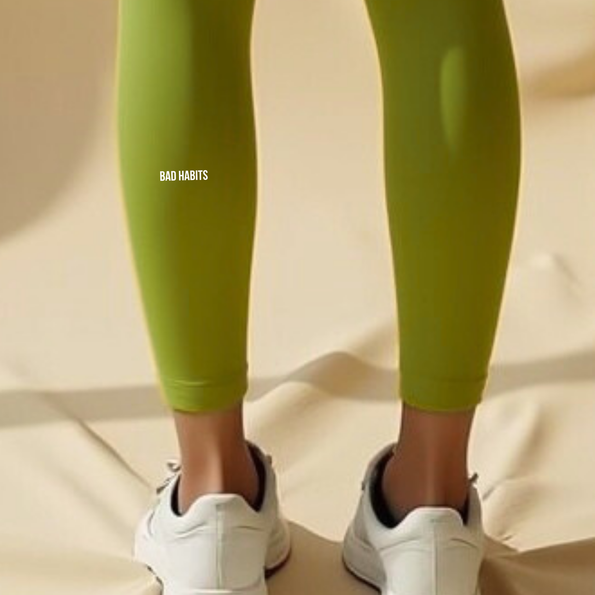 Leggings "BAD HABITS" Green GOOD GIRL BAD HABITS