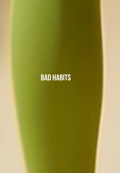 Leggings "BAD HABITS" Green GOOD GIRL BAD HABITS