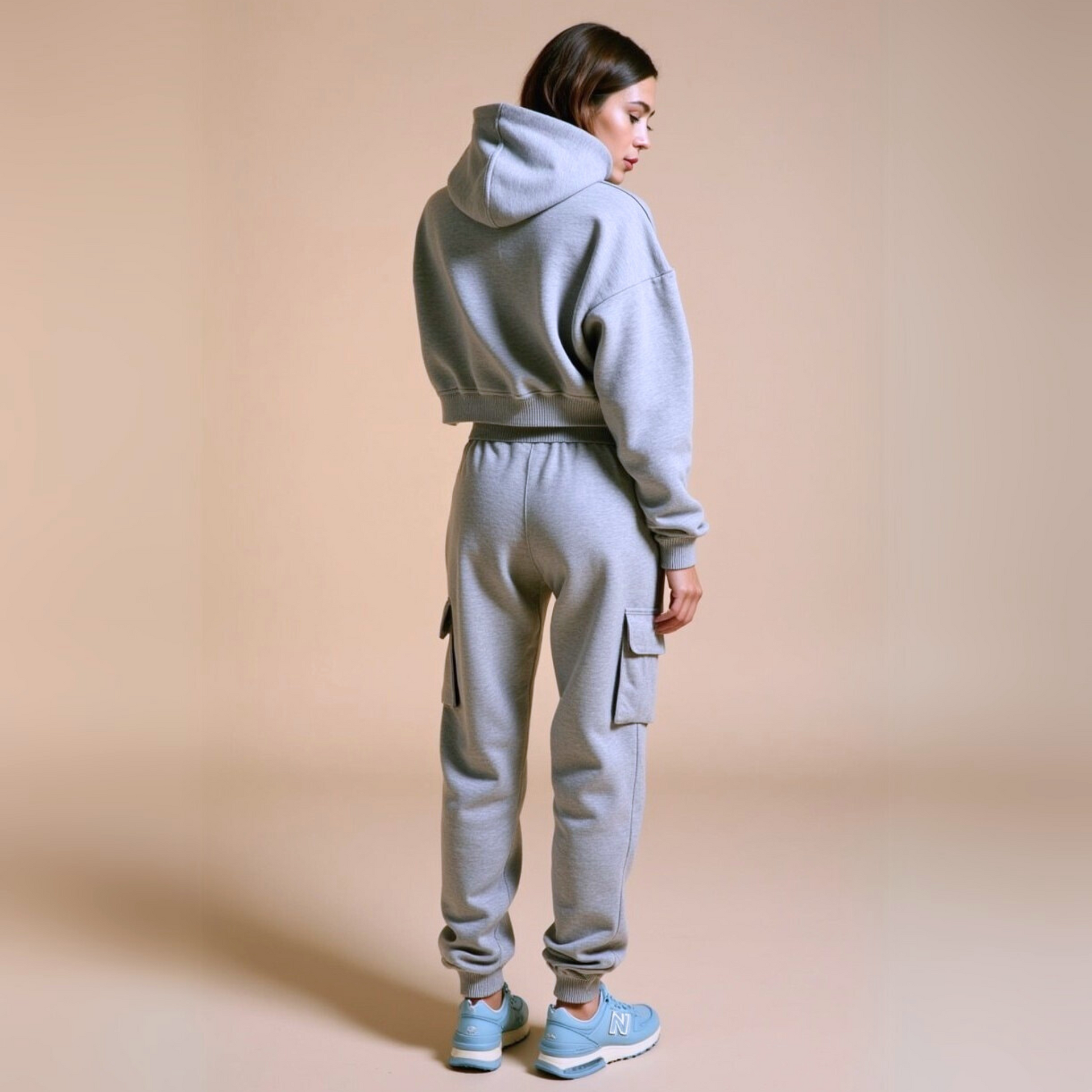 Crop Hoodie "TWENTY YEARS FROM NOW" - Weiss GOOD GIRL BAD HABITS