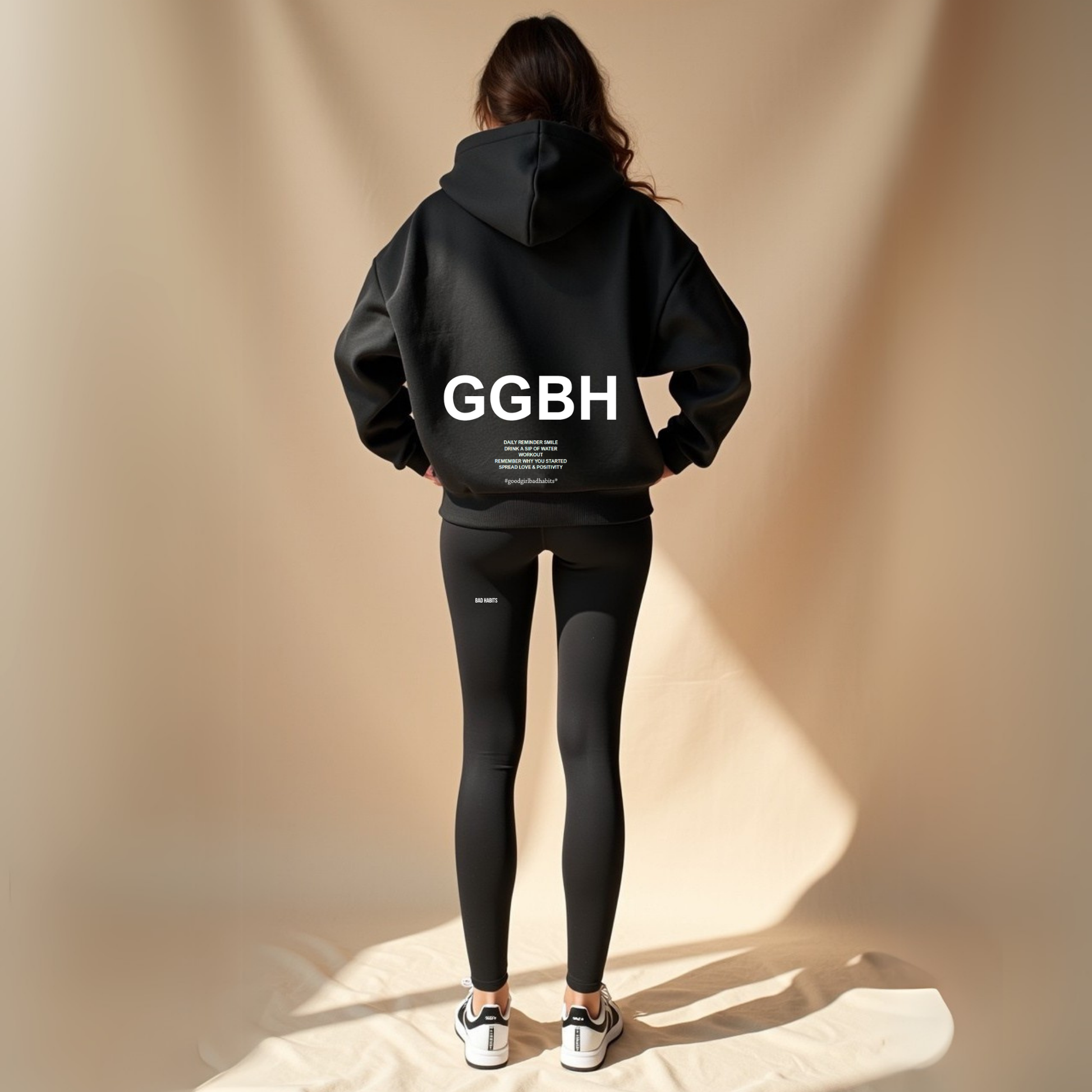 Hoodie mit Reißverschluss "Look Mom" - Pink GOOD GIRL BAD HABITS