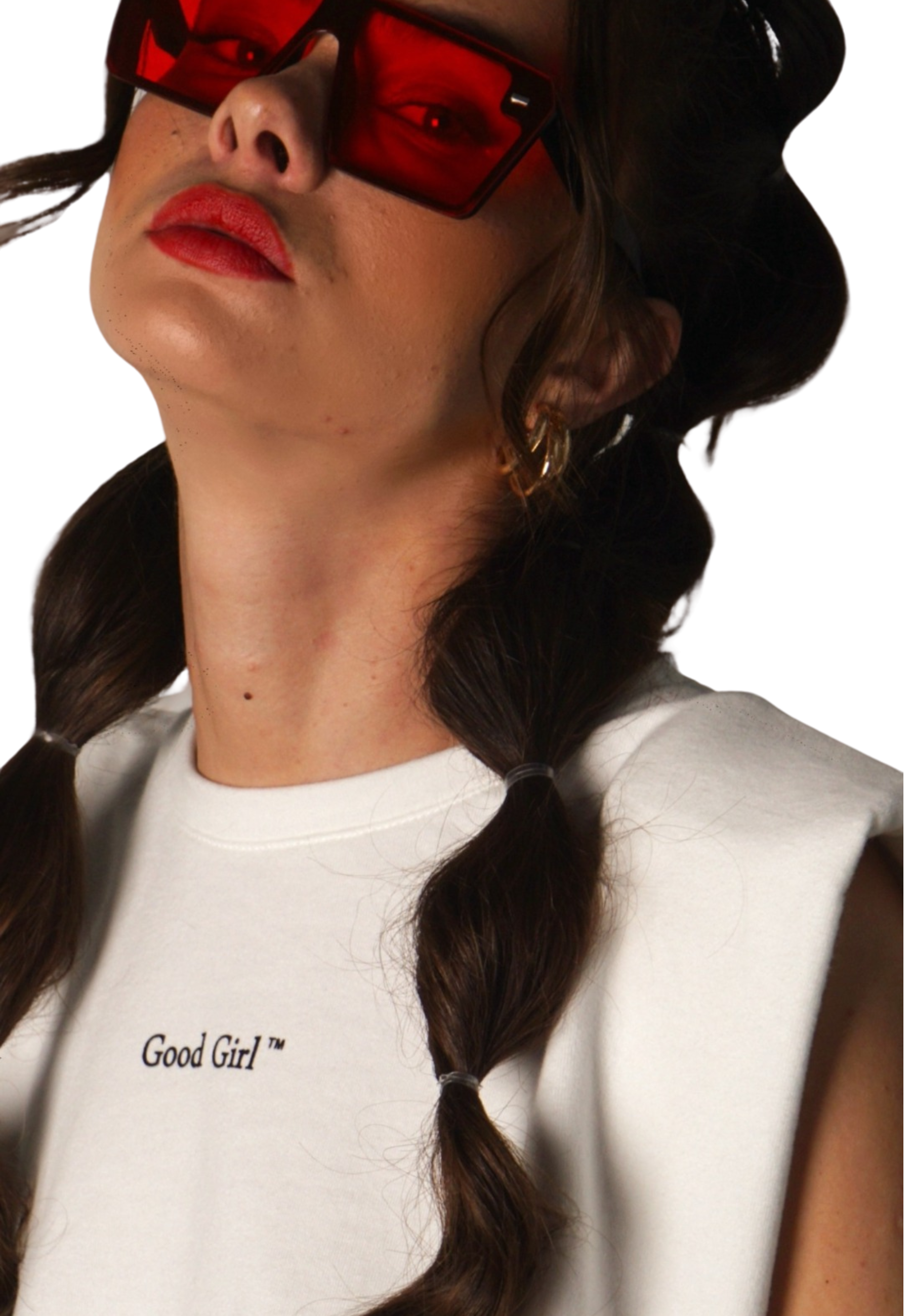 LAURA Printed Tee Weiss GOOD GIRL BAD HABITS