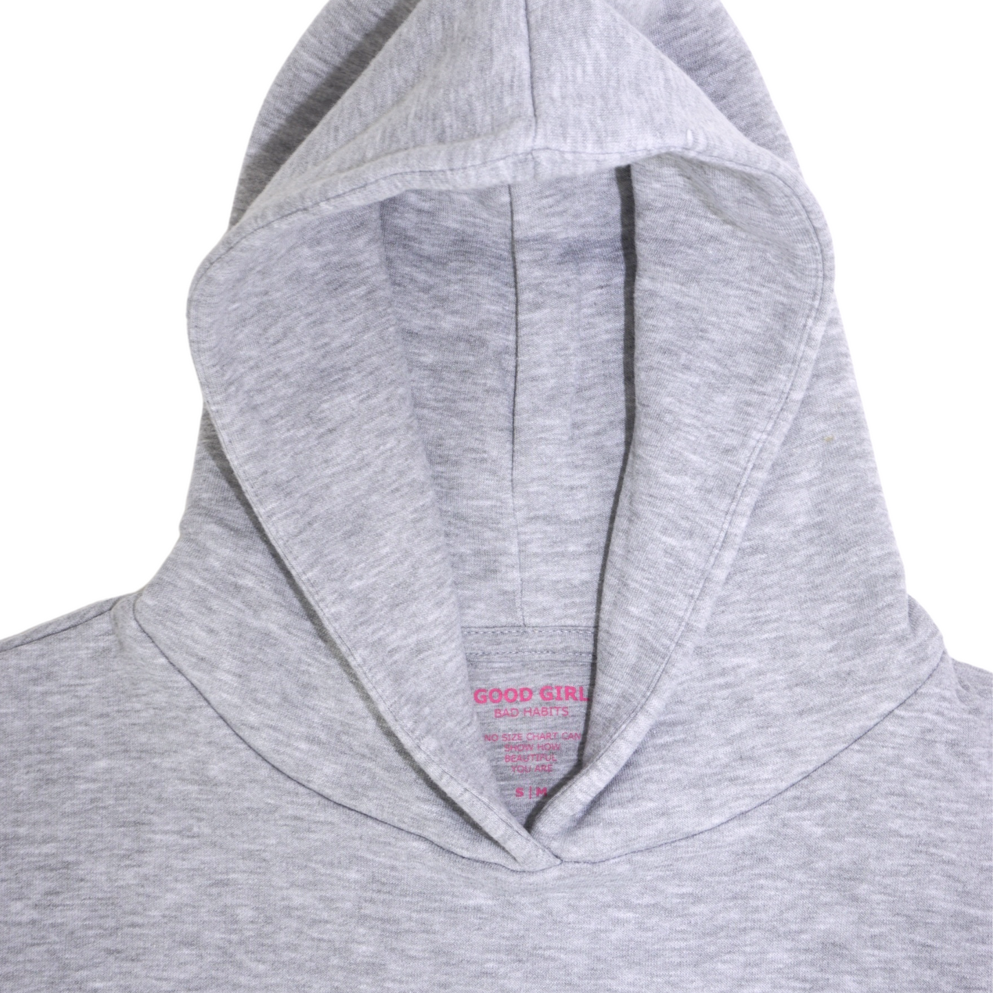 Crop Hoodie "TWENTY YEARS FROM NOW" - Weiss GOOD GIRL BAD HABITS