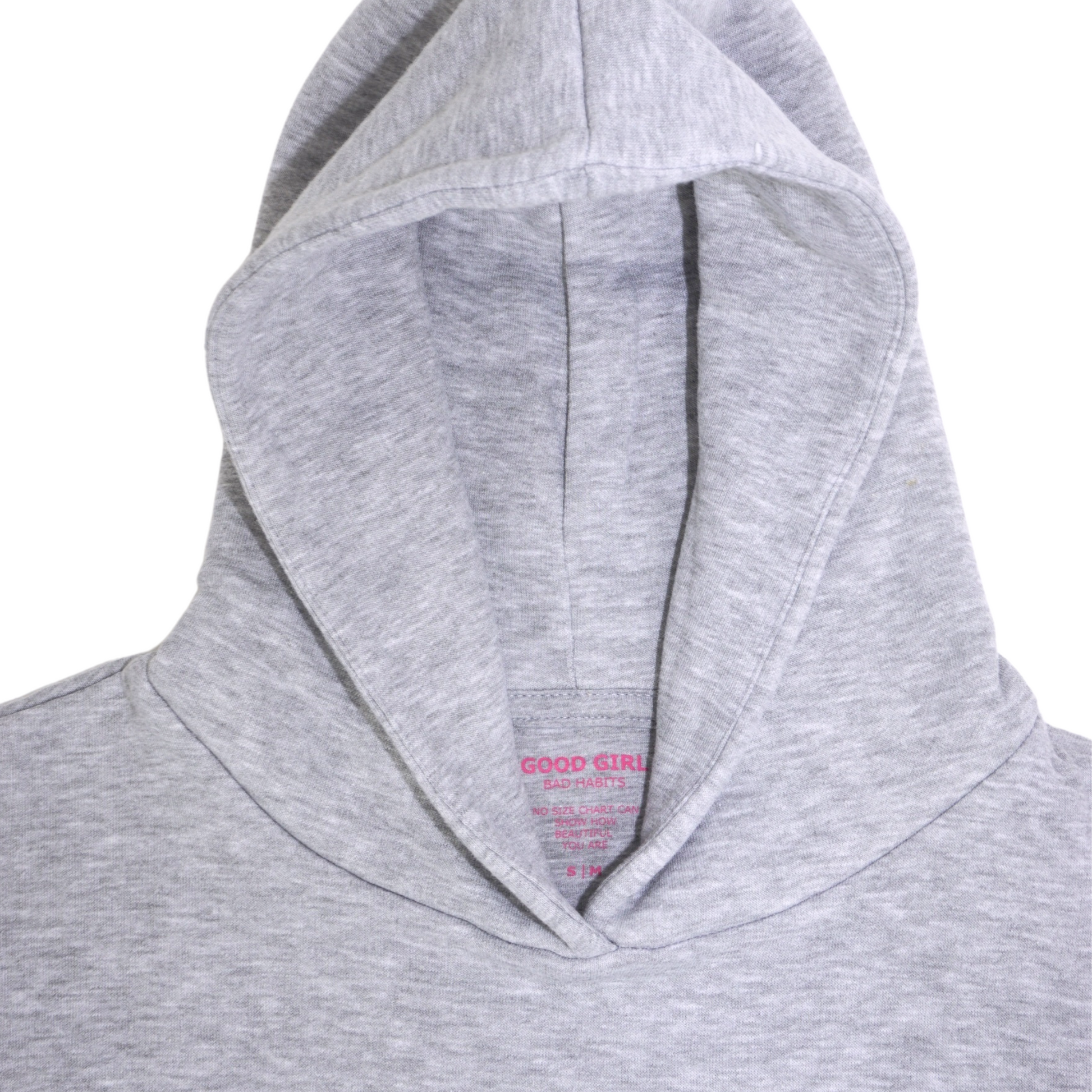 Crop Hoodie "TWENTY YEARS FROM NOW" - Weiss GOOD GIRL BAD HABITS