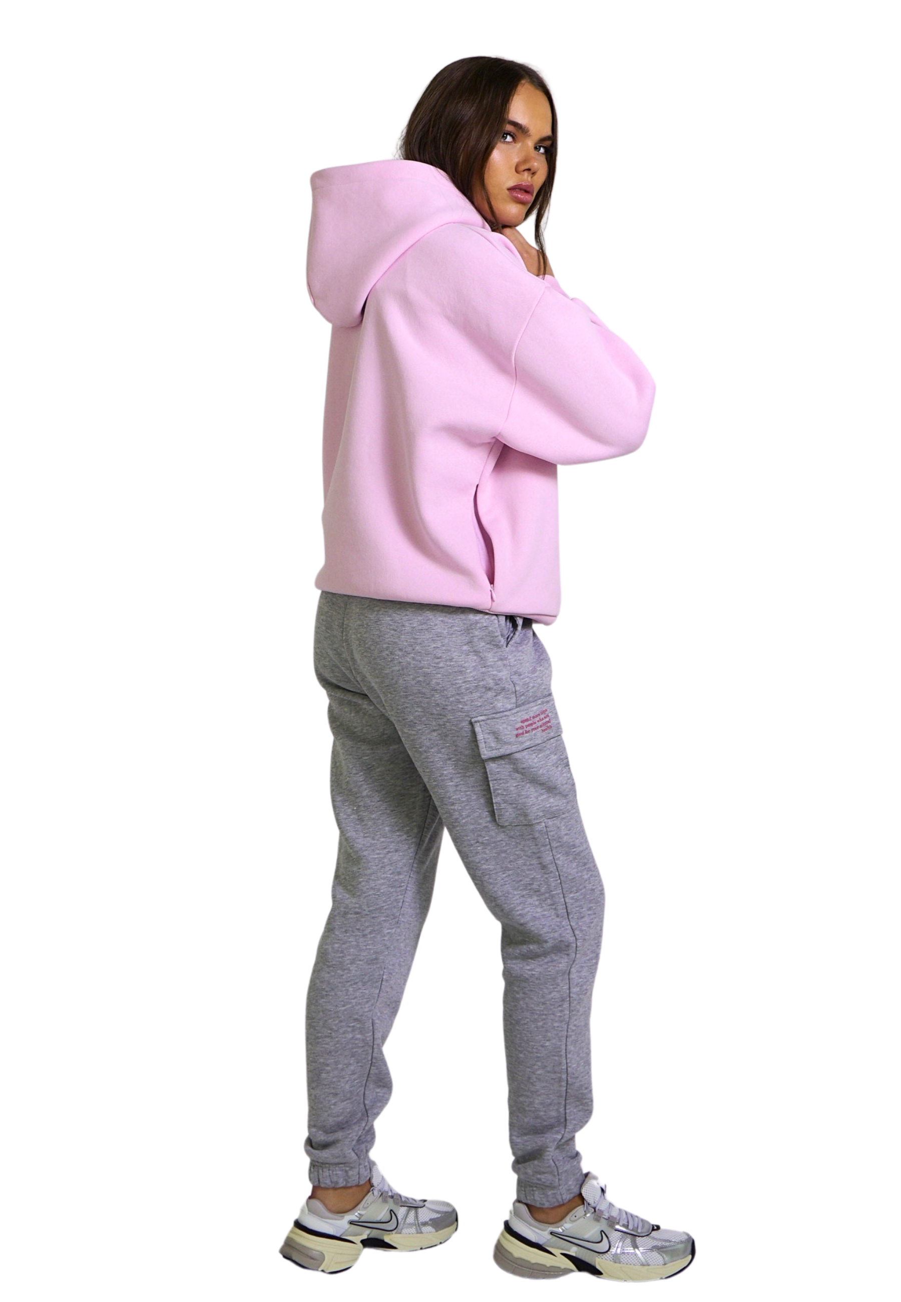 KRYMMY Hoodie Pink GOOD GIRL BAD HABITS