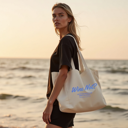 Tote Bag "WINE NOT?" GOOD GIRL BAD HABITS