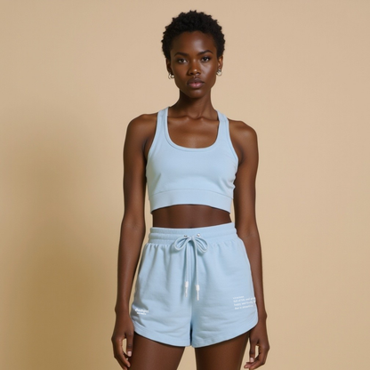 Shorts "VIVACIOUS" Hellblau GOOD GIRL BAD HABITS