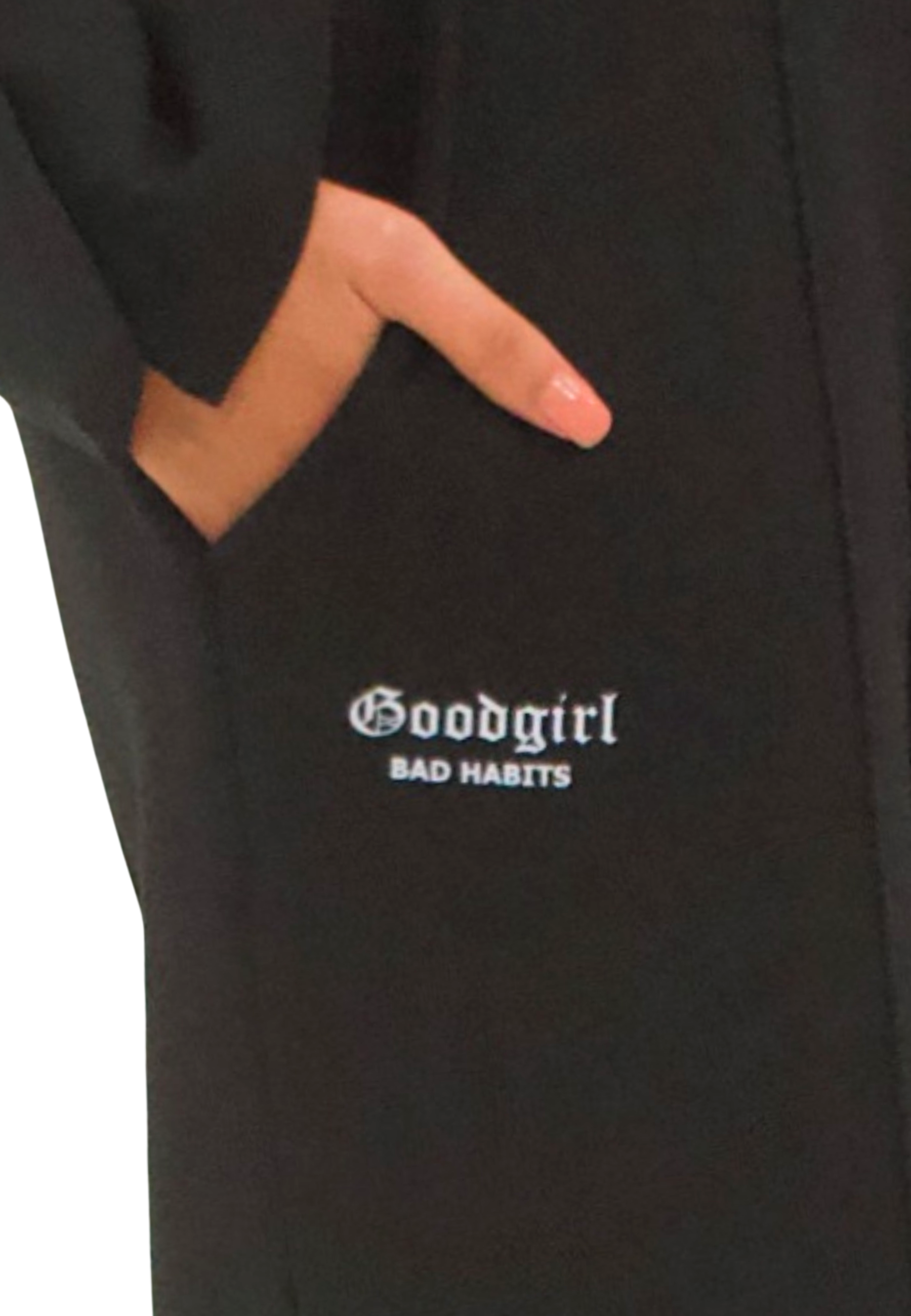 SAYEN Jogginghose Schwarz GOOD GIRL BAD HABITS