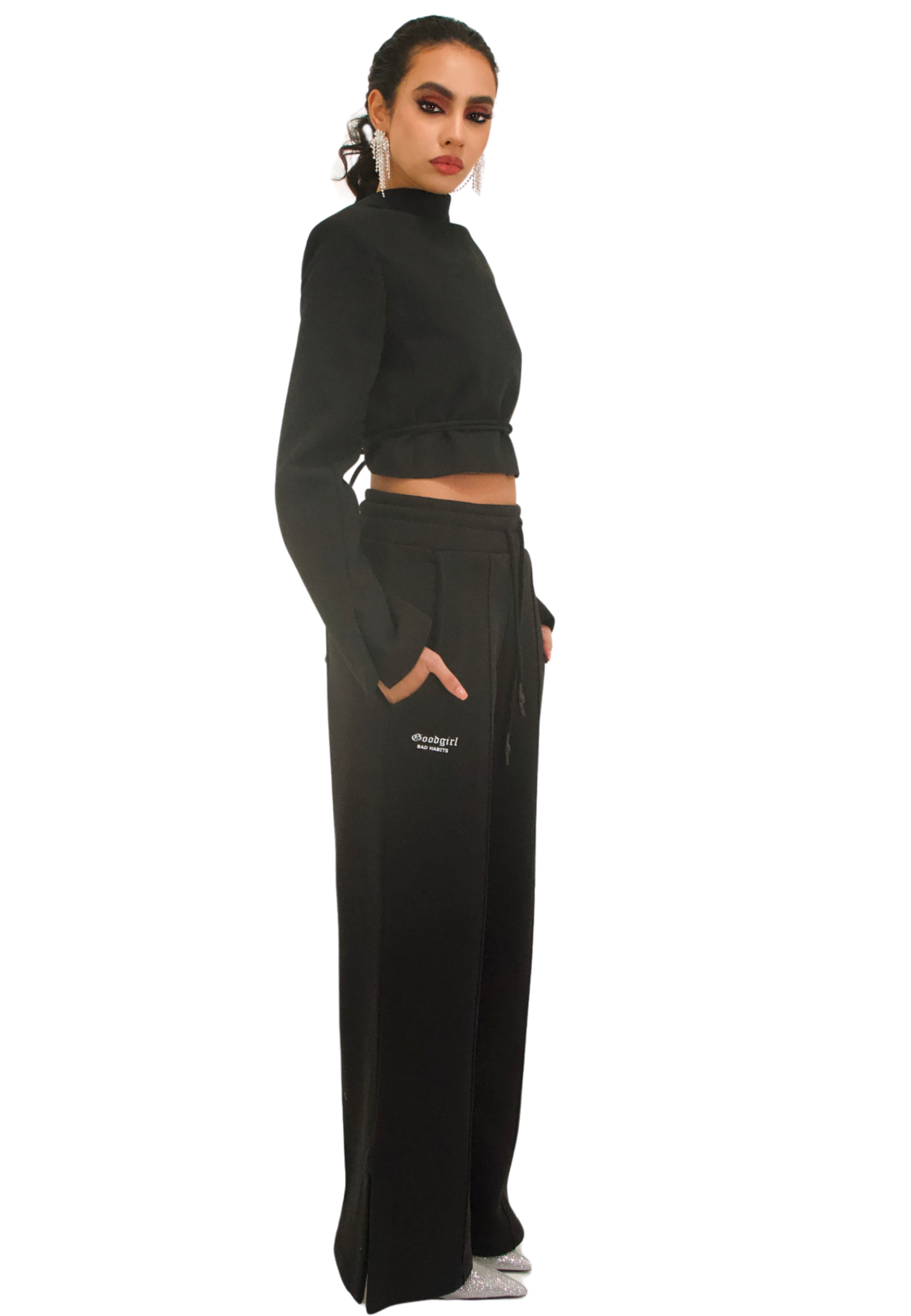 SAYEN Jogginghose Schwarz GOOD GIRL BAD HABITS