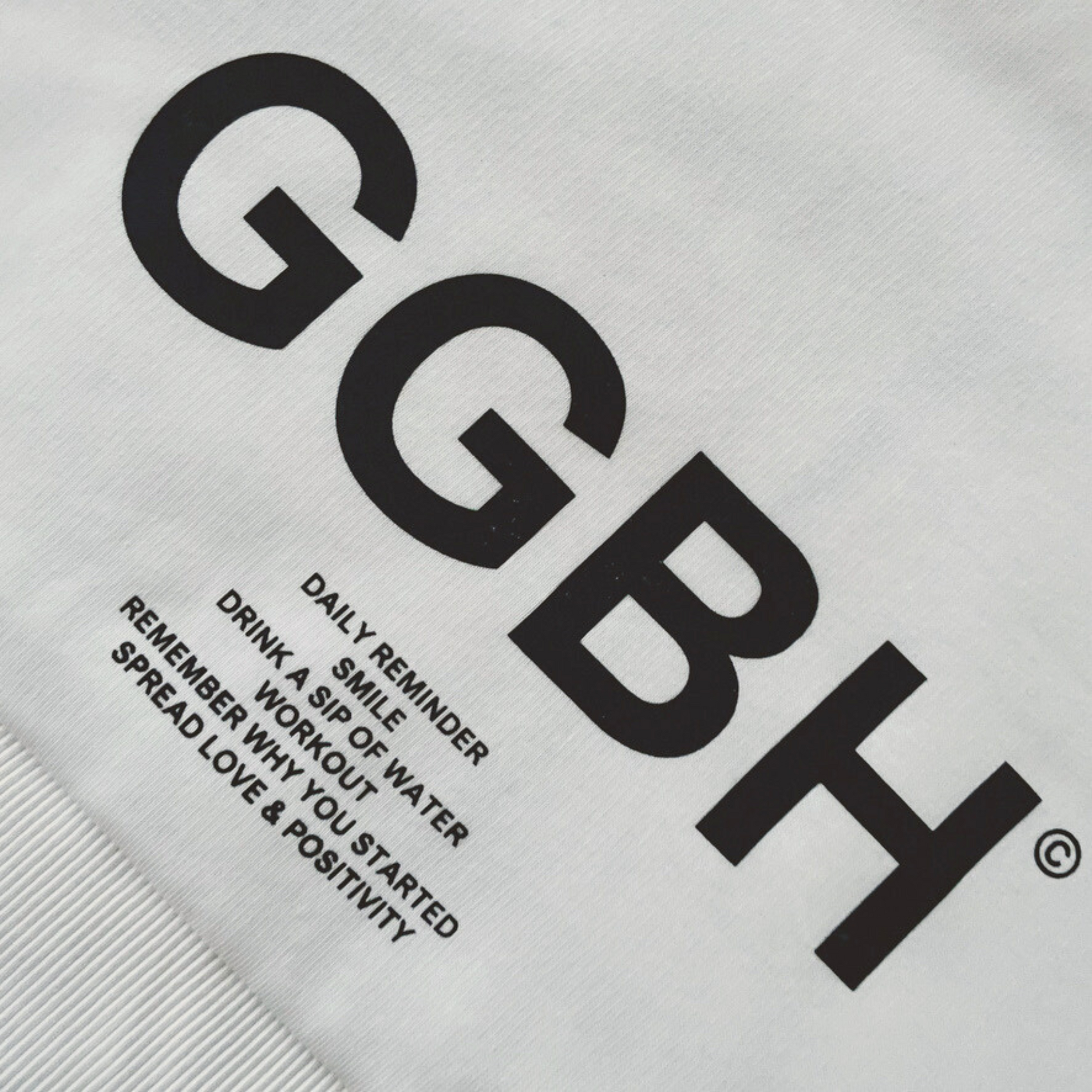Crop Hoodie mit Reißverschluss "GGBH" - Schwarz GOOD GIRL BAD HABITS