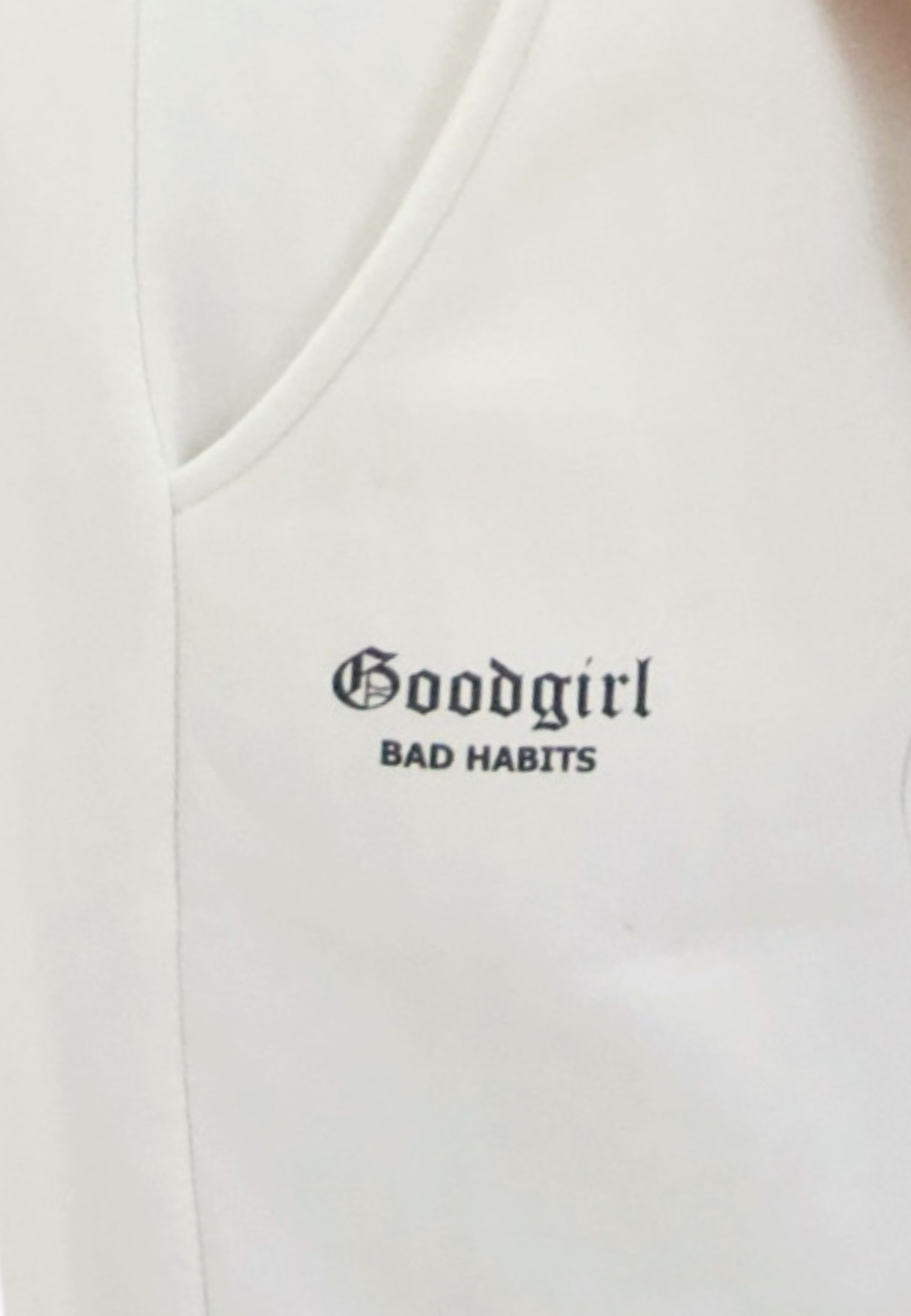 SAYEN Jogginghose Weiss GOOD GIRL BAD HABITS