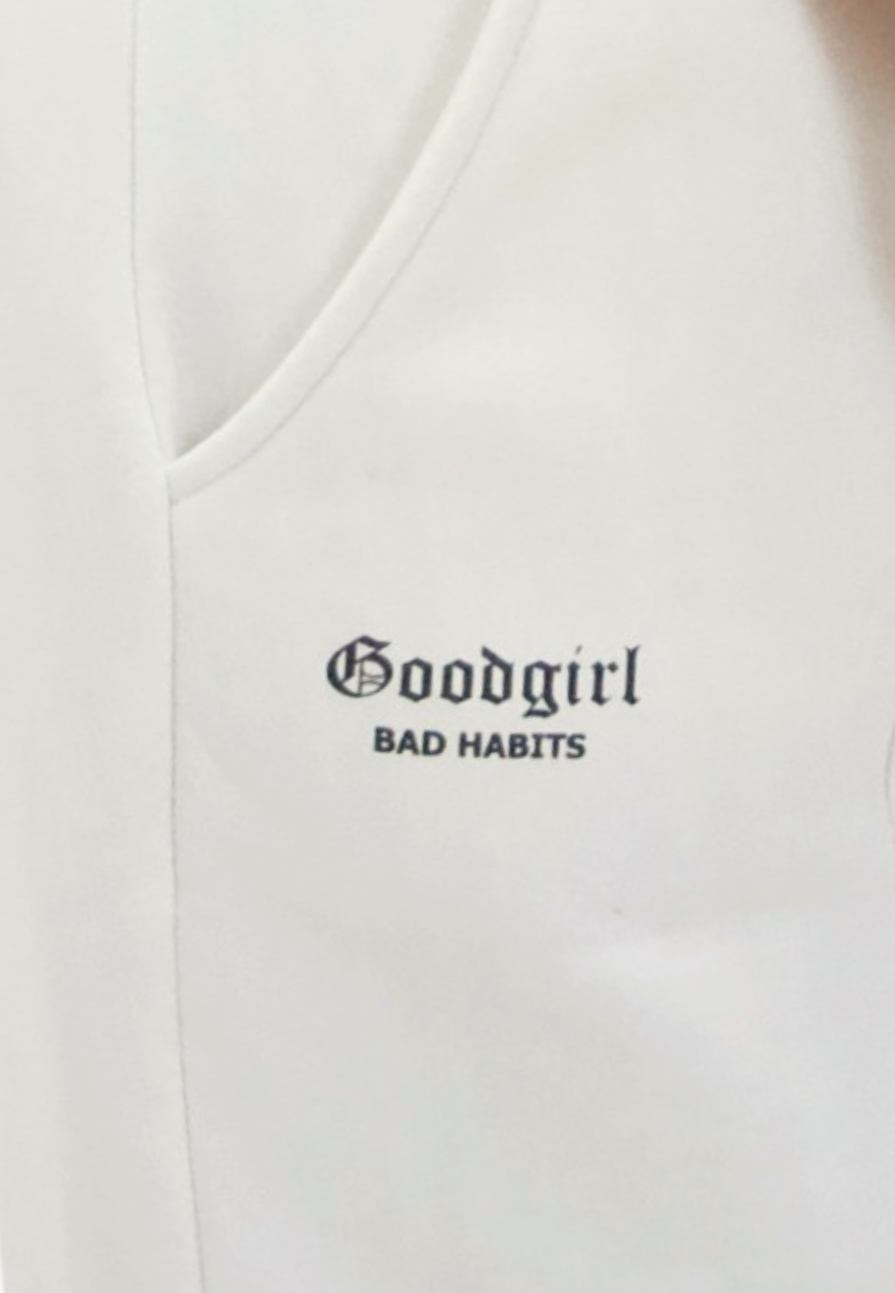 SAYEN Jogginghose Weiss GOOD GIRL BAD HABITS