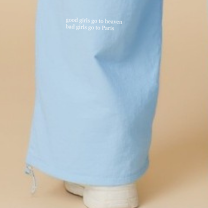 Windbreaker Pants - "BAD GIRLS GO TO PARIS" GOOD GIRL BAD HABITS