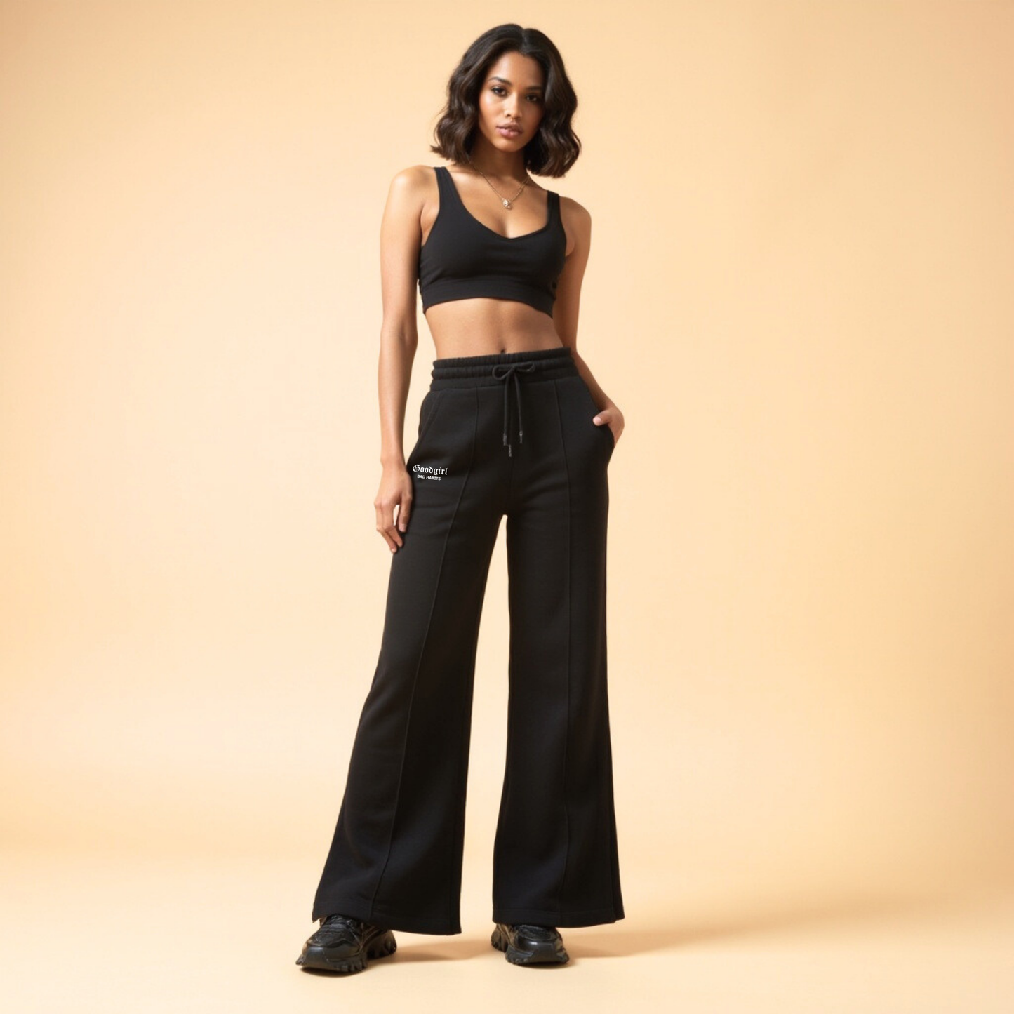 SAYEN Jogginghose Schwarz GOOD GIRL BAD HABITS