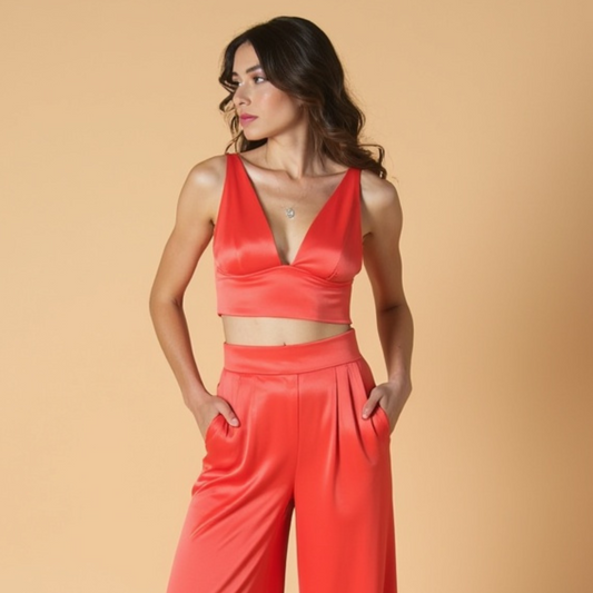 Top Bustier "LAVA" - Rot GOOD GIRL BAD HABITS