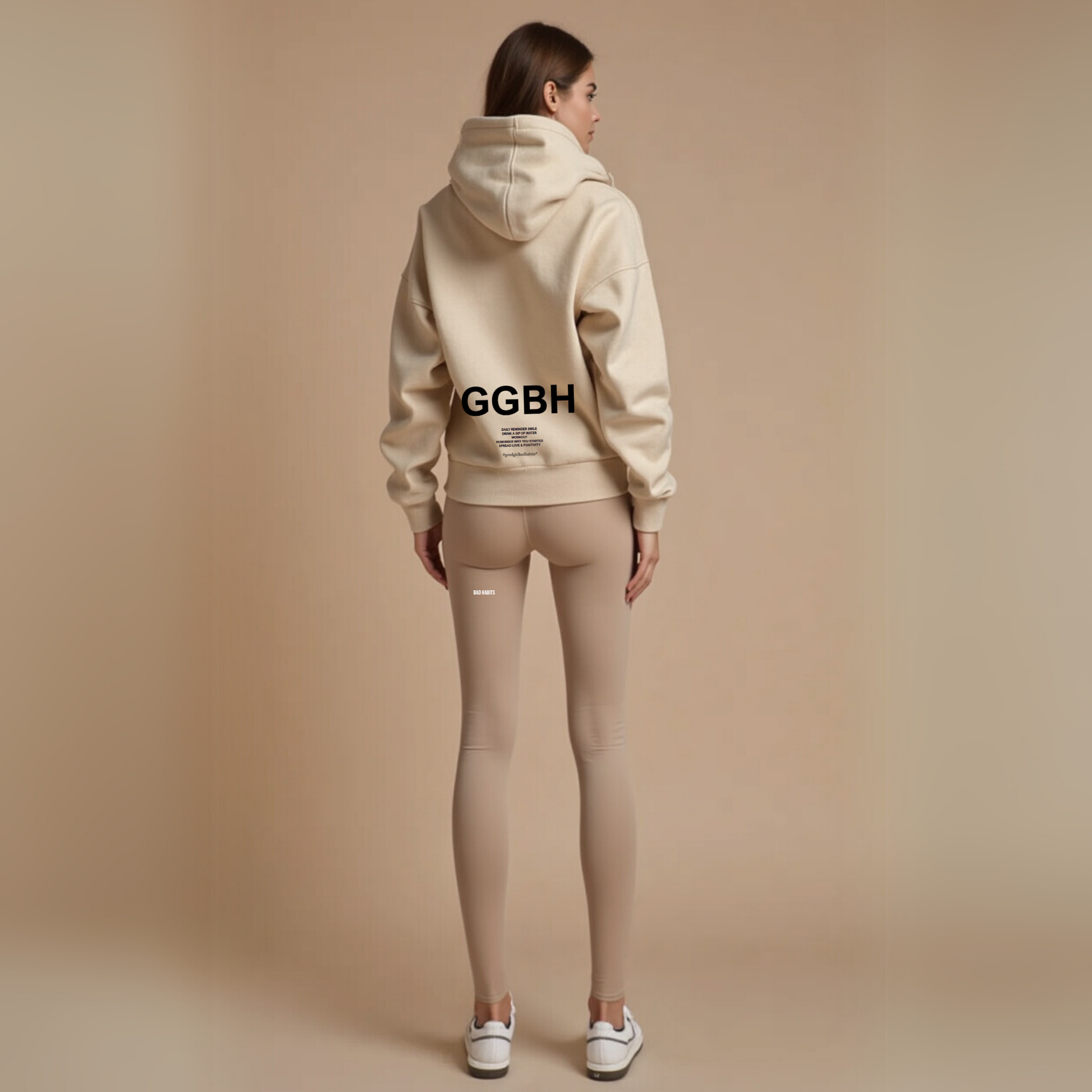 Hoodie mit Reißverschluss "Look Mom" - Pink GOOD GIRL BAD HABITS