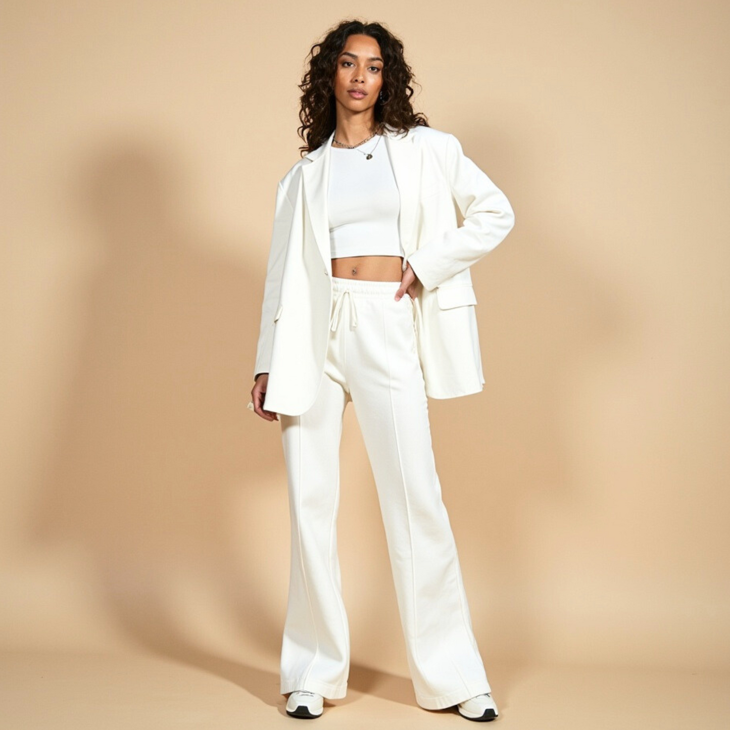 SWYNTO Blazer Weiss GOOD GIRL BAD HABITS