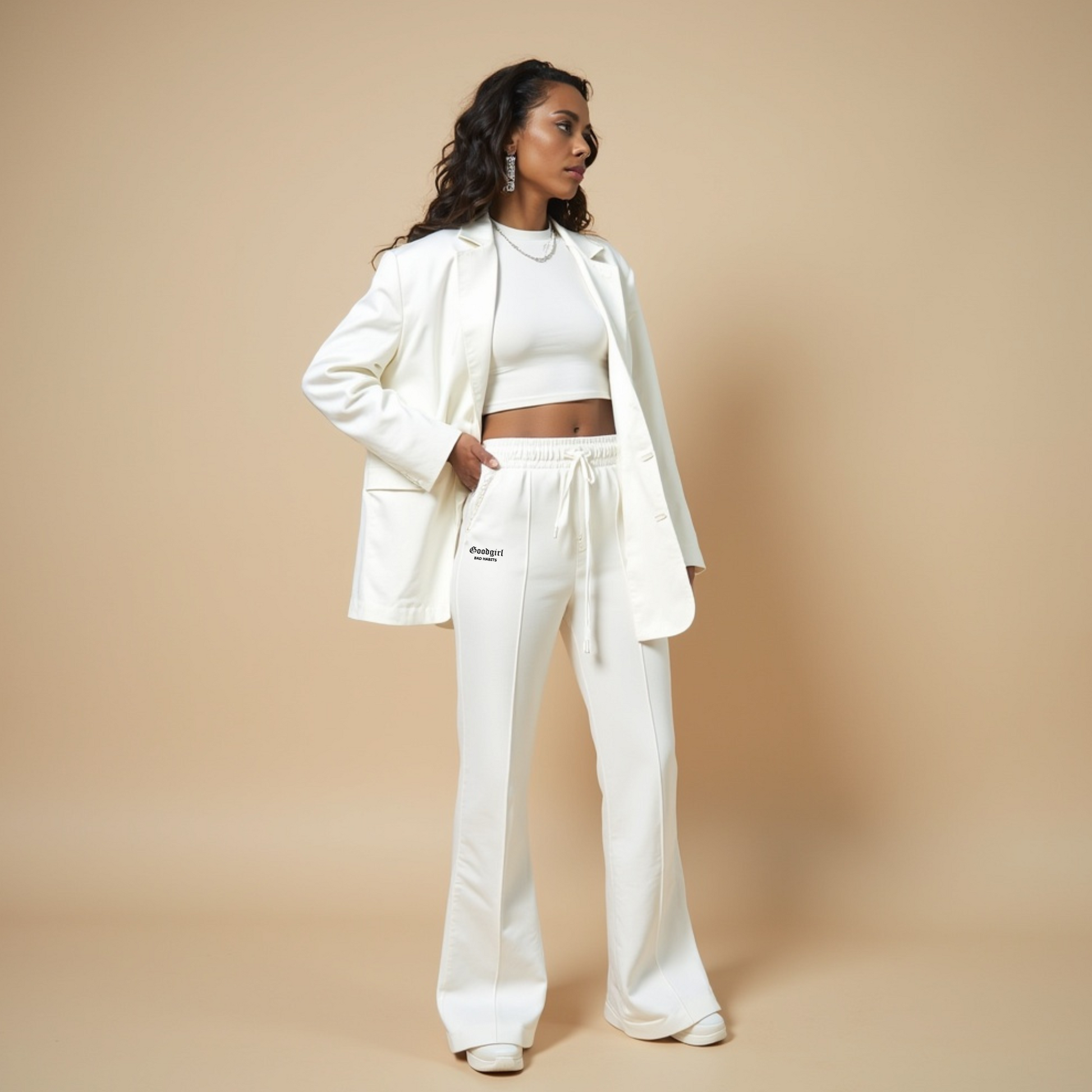 SWYNTO Blazer Weiss GOOD GIRL BAD HABITS
