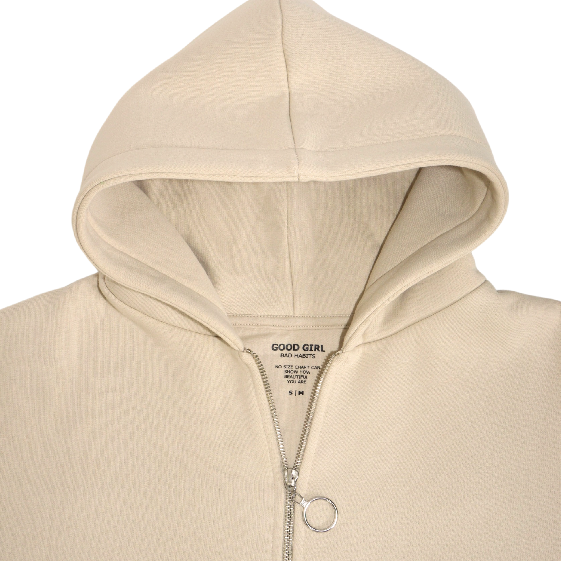 Hoodie mit Reißverschluss "Look Mom" - Pink GOOD GIRL BAD HABITS