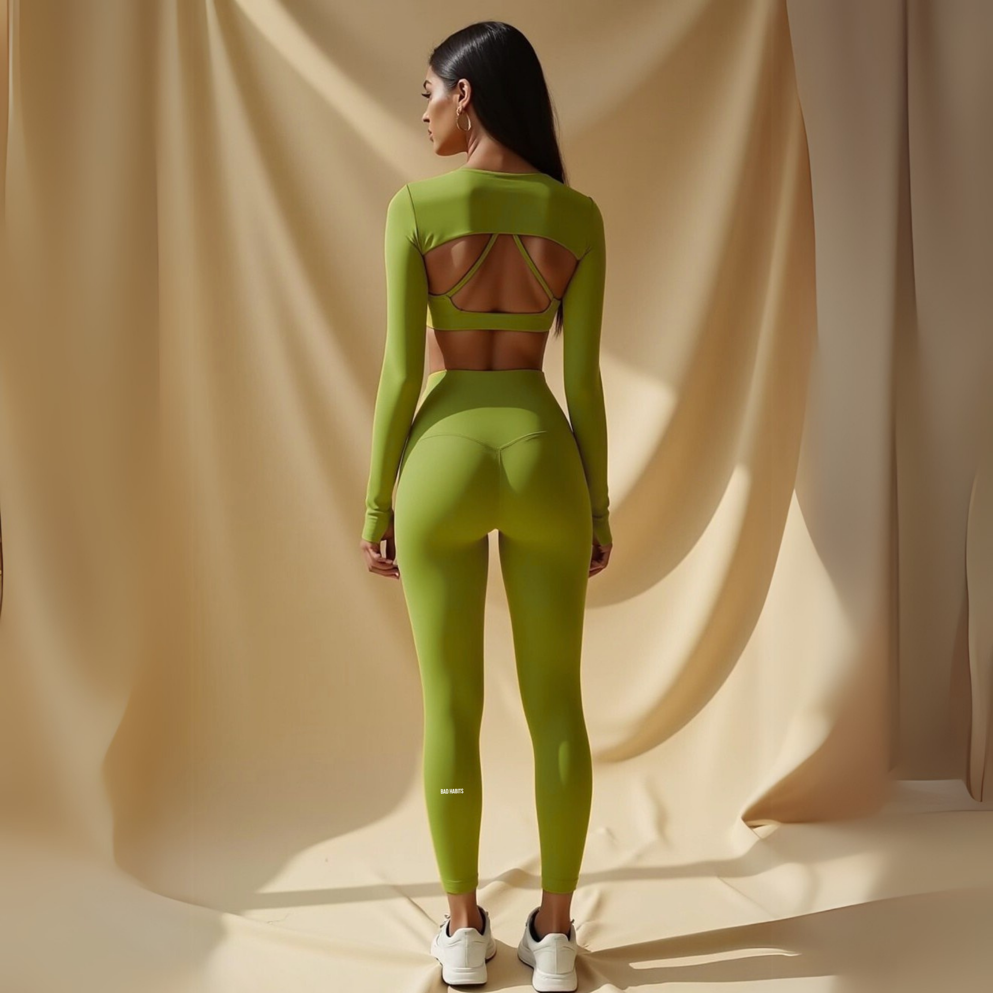 2-in-1 Longsleeve Top Green GOOD GIRL BAD HABITS