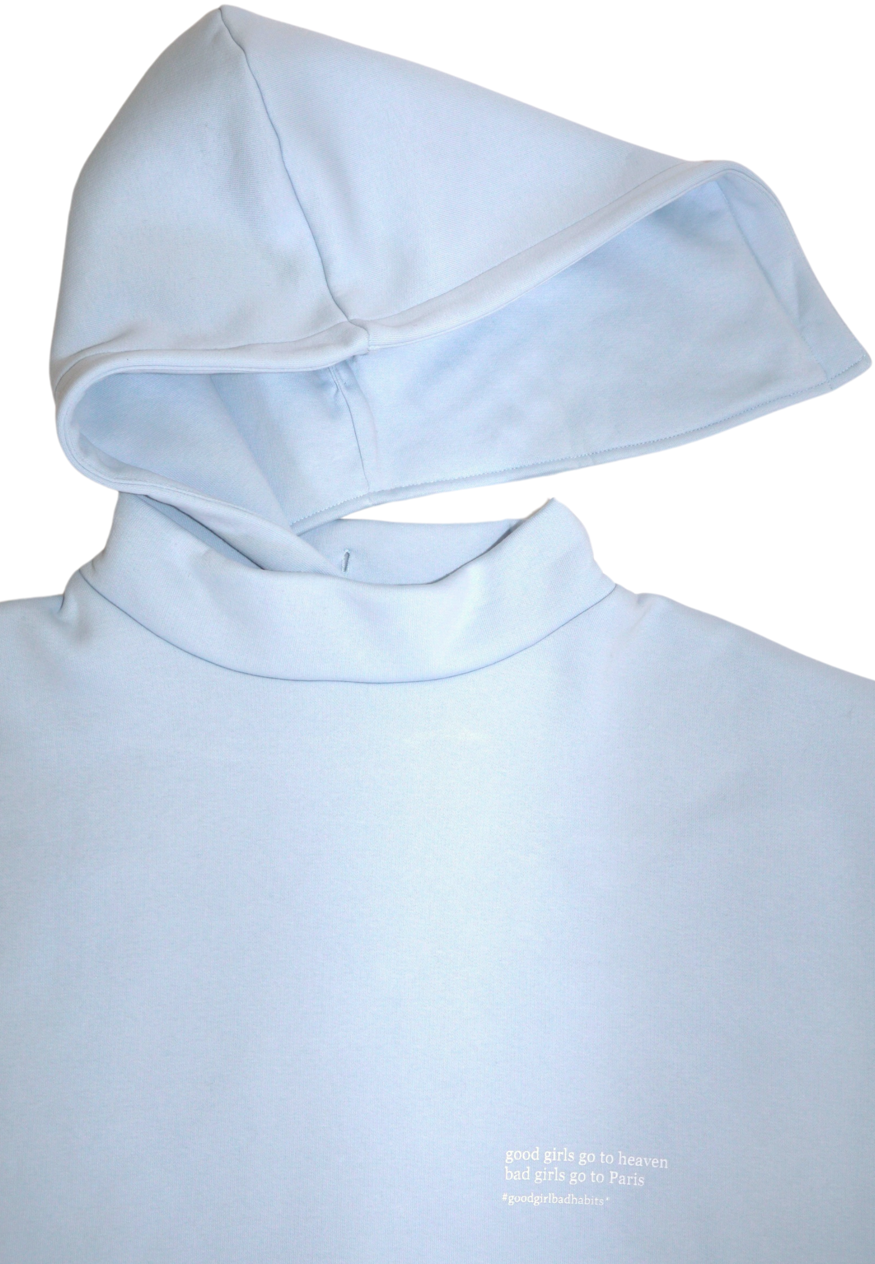 KRYMMY  Hoodie Hellblau GOOD GIRL BAD HABITS