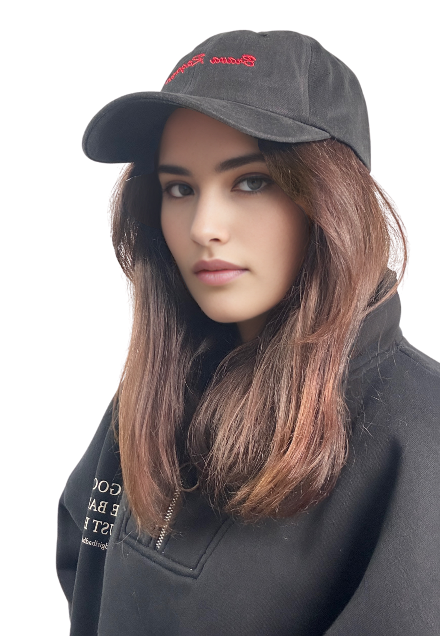 Brava Ragazza - Brutte Abitudini Cap in Schwarz – Italienisches Flair für deinen Urban Style GOOD GIRL BAD HABITS