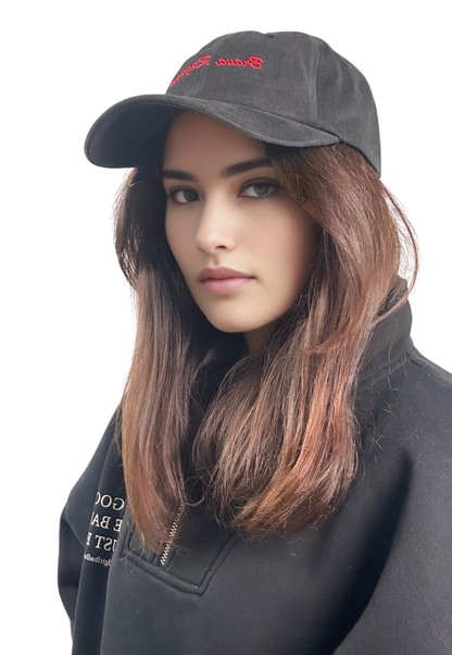 Brava Ragazza - Brutte Abitudini Cap in Schwarz – Italienisches Flair für deinen Urban Style GOOD GIRL BAD HABITS