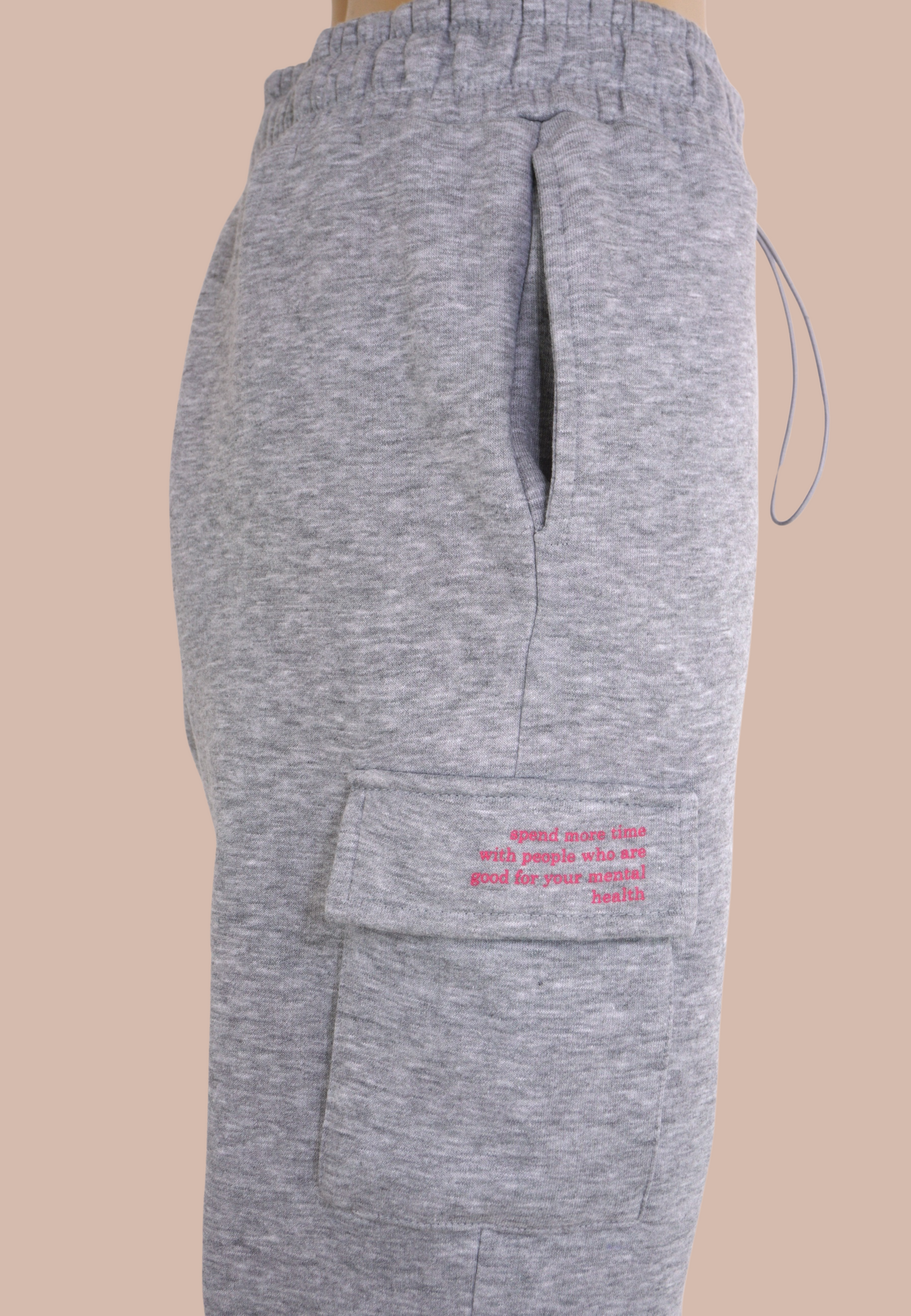 SONA Cargo Joggers White