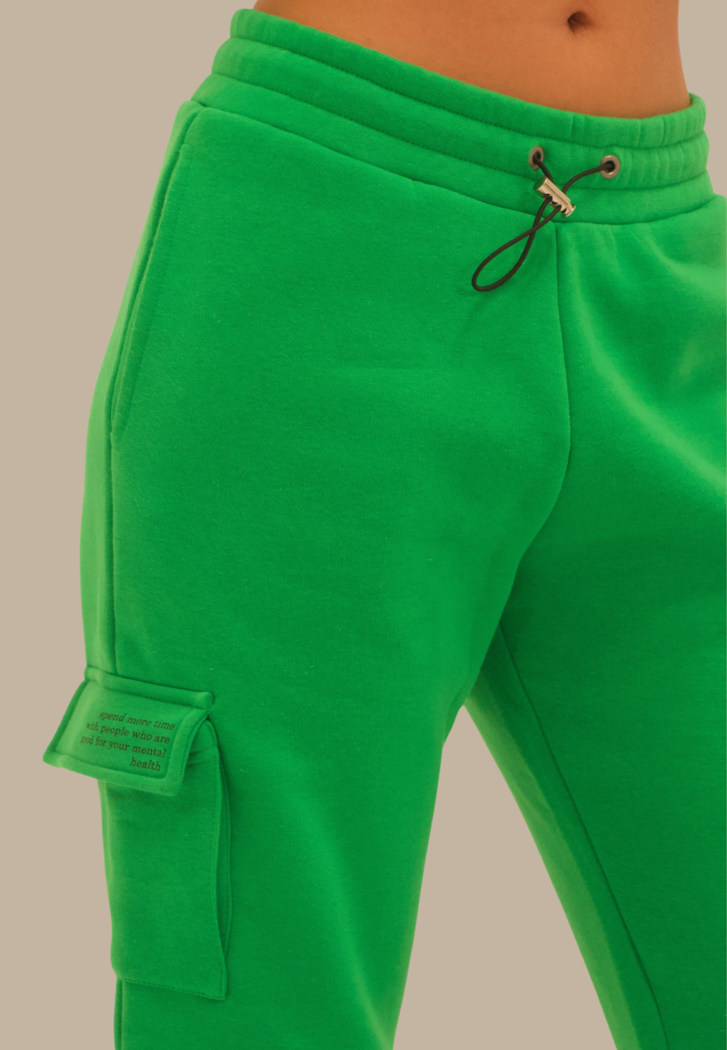 SONA Cargo Joggers White