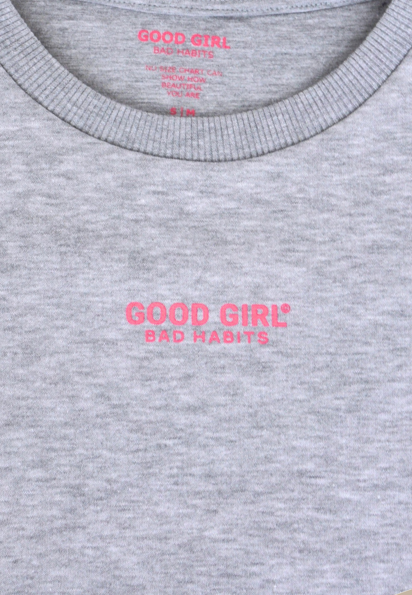 Crew Neck Sweat "GOOD ENOUGH FOR" - Schwarz