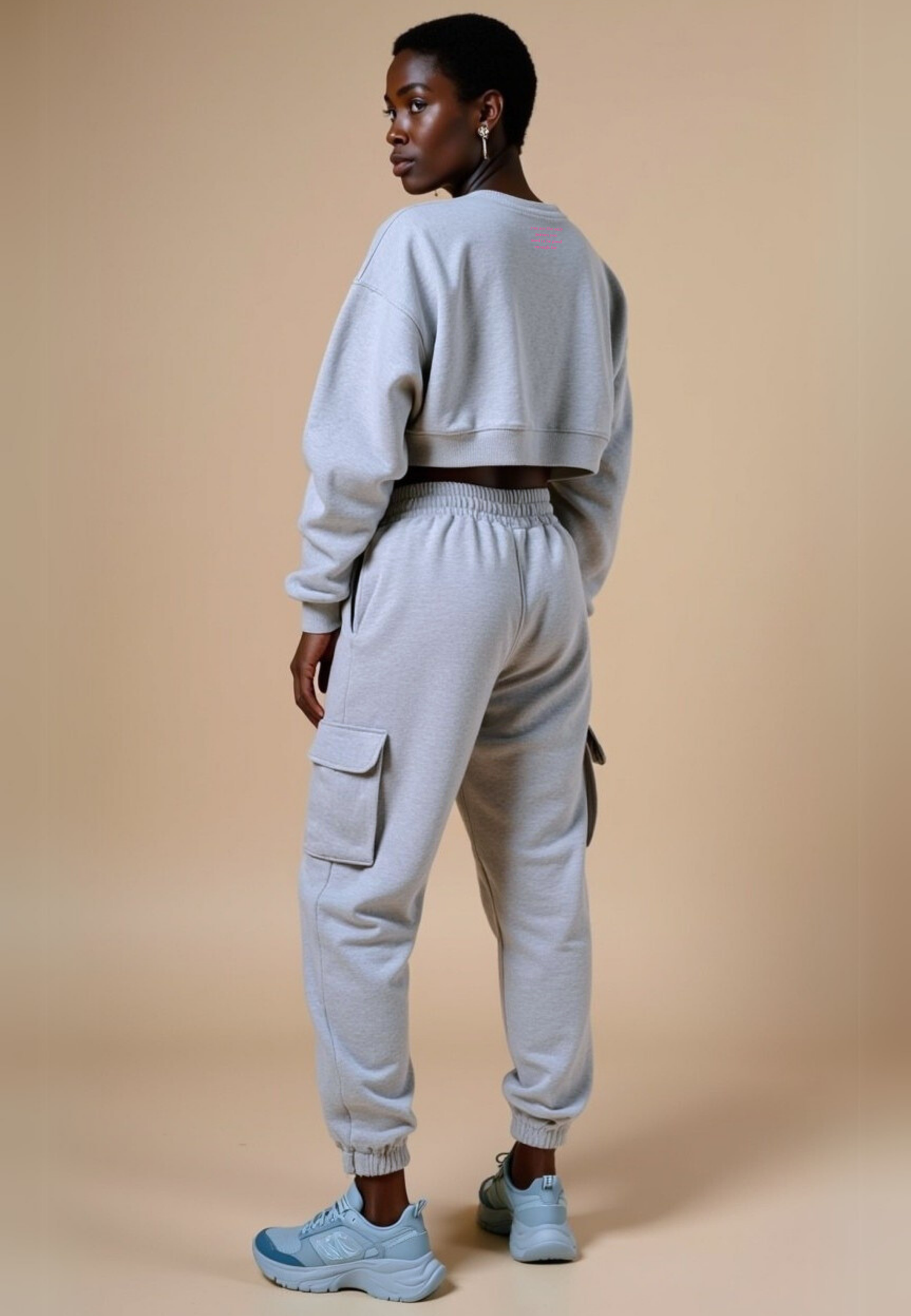 Crew Neck Sweat "GOOD ENOUGH FOR" - Schwarz