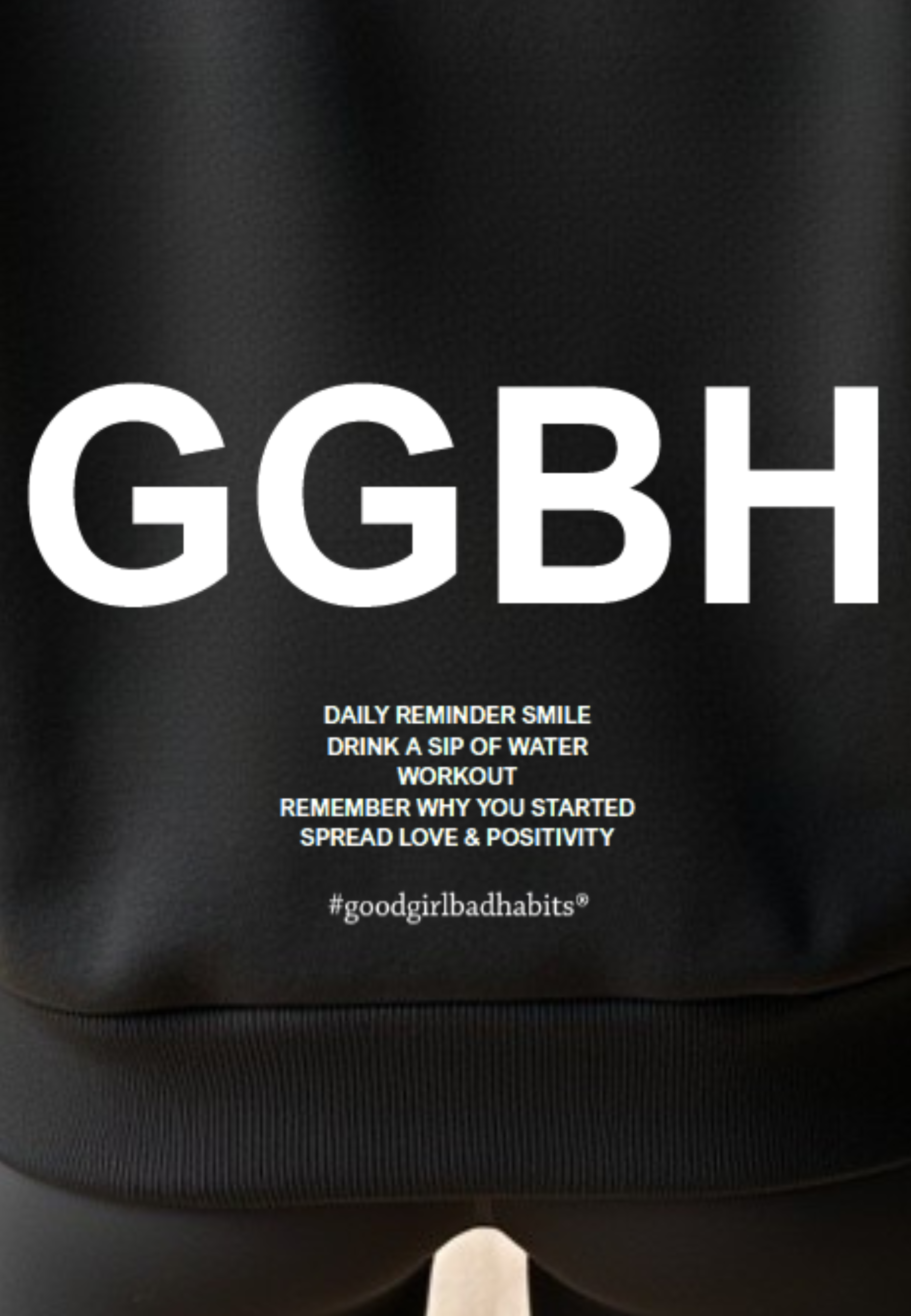 Hoodie mit Reißverschluss "Look Mom" -  Mint GOOD GIRL BAD HABITS