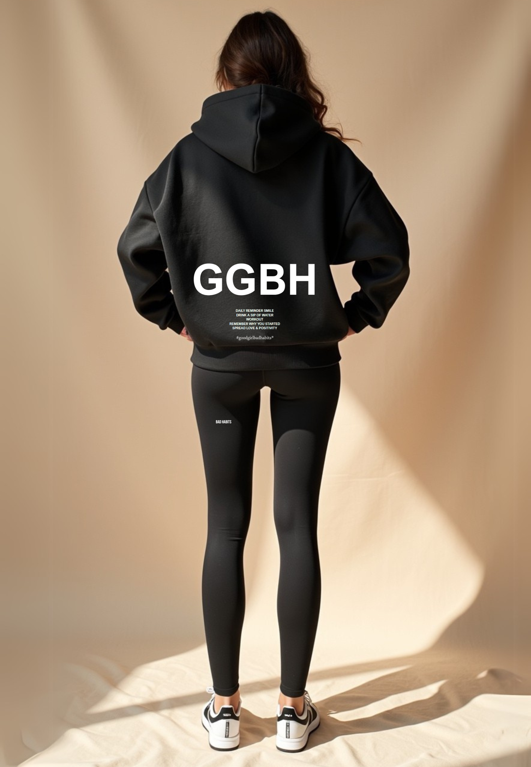 Hoodie mit Reißverschluss "Look Mom" -  Mint GOOD GIRL BAD HABITS