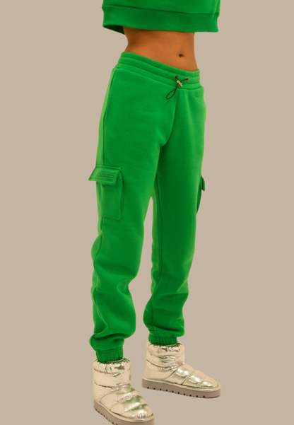 SONA Cargo Joggers White