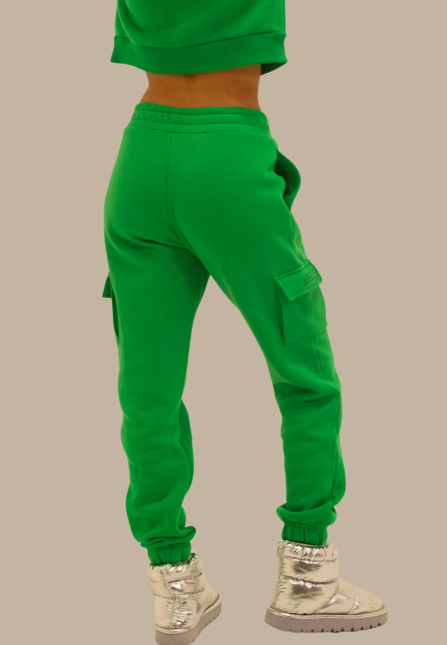 SONA Cargo Joggers White
