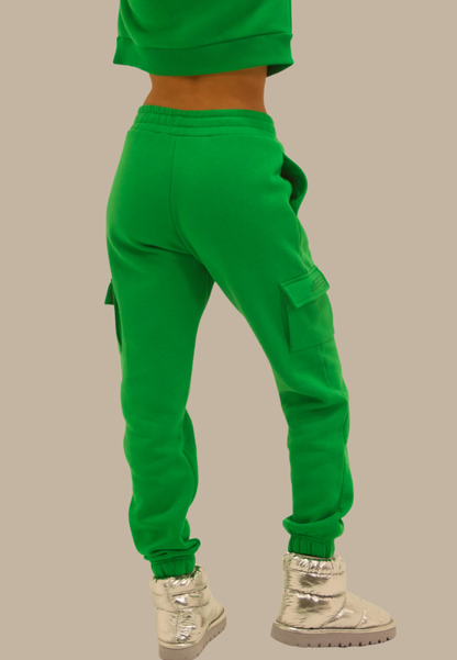 SONA Cargo Joggers White