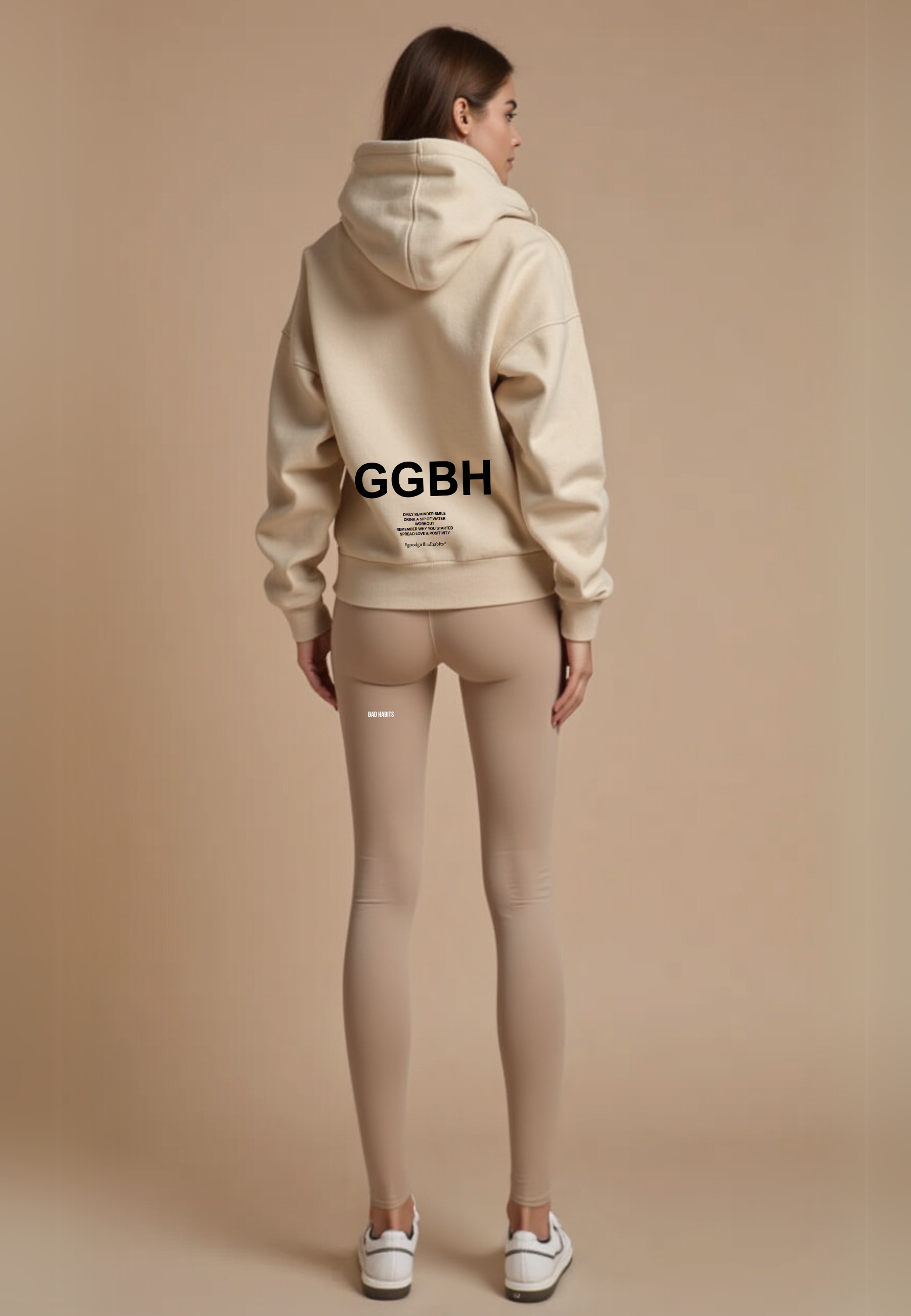 Hoodie mit Reißverschluss "Look Mom" -  Mint GOOD GIRL BAD HABITS