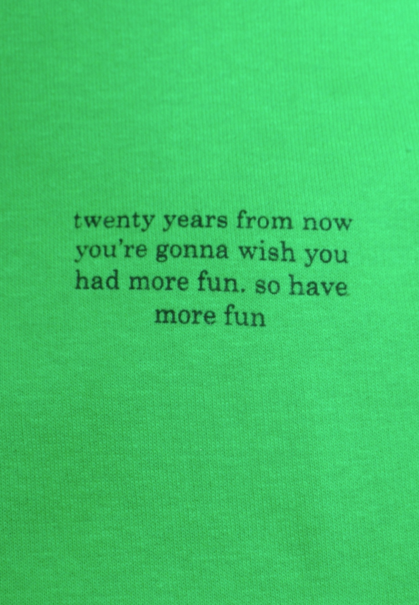 Crop Hoodie "TWENTY YEARS FROM NOW" - Weiss