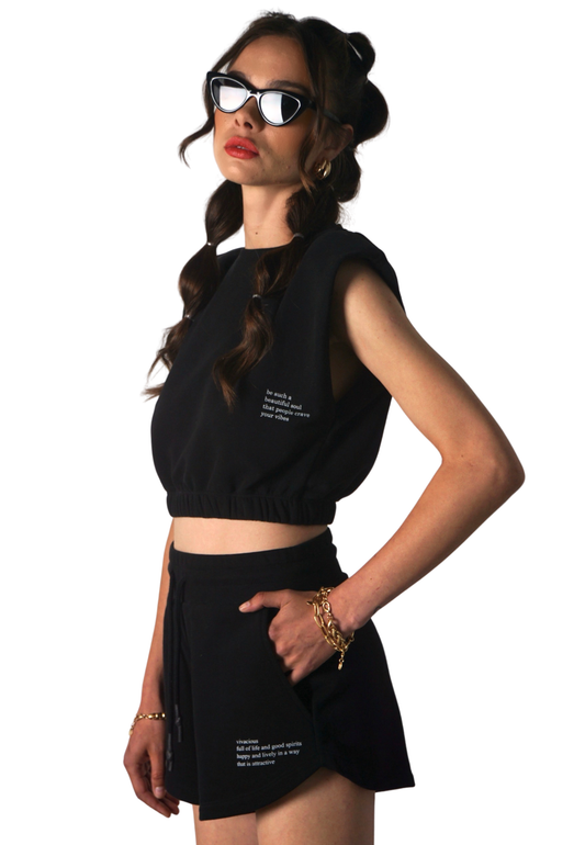 SOPHIA Shorts Schwarz GOOD GIRL BAD HABITS